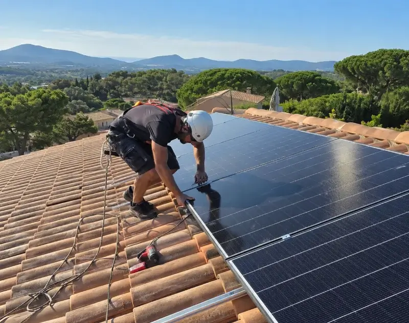 Installateur panneaux solaires Anneyron — pose photovoltaïque sur toiture