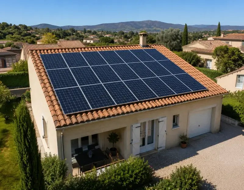 Prime à l'autoconsommation panneaux solaires Anneyron — aide financière de l'État